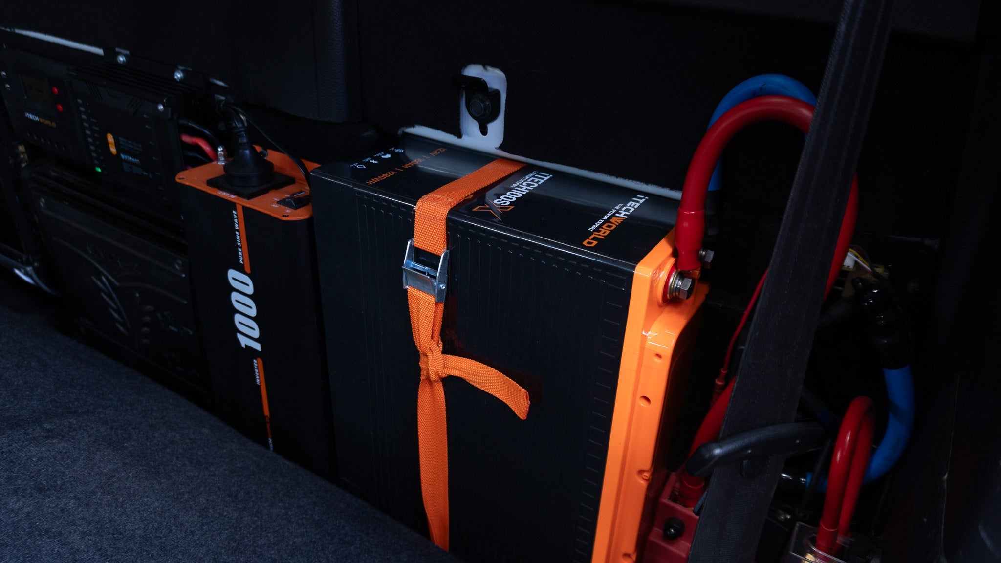 iTECH100SX | Slim Deep Cycle Lithium Battery | with Bluetooth LifePO4 100Ah