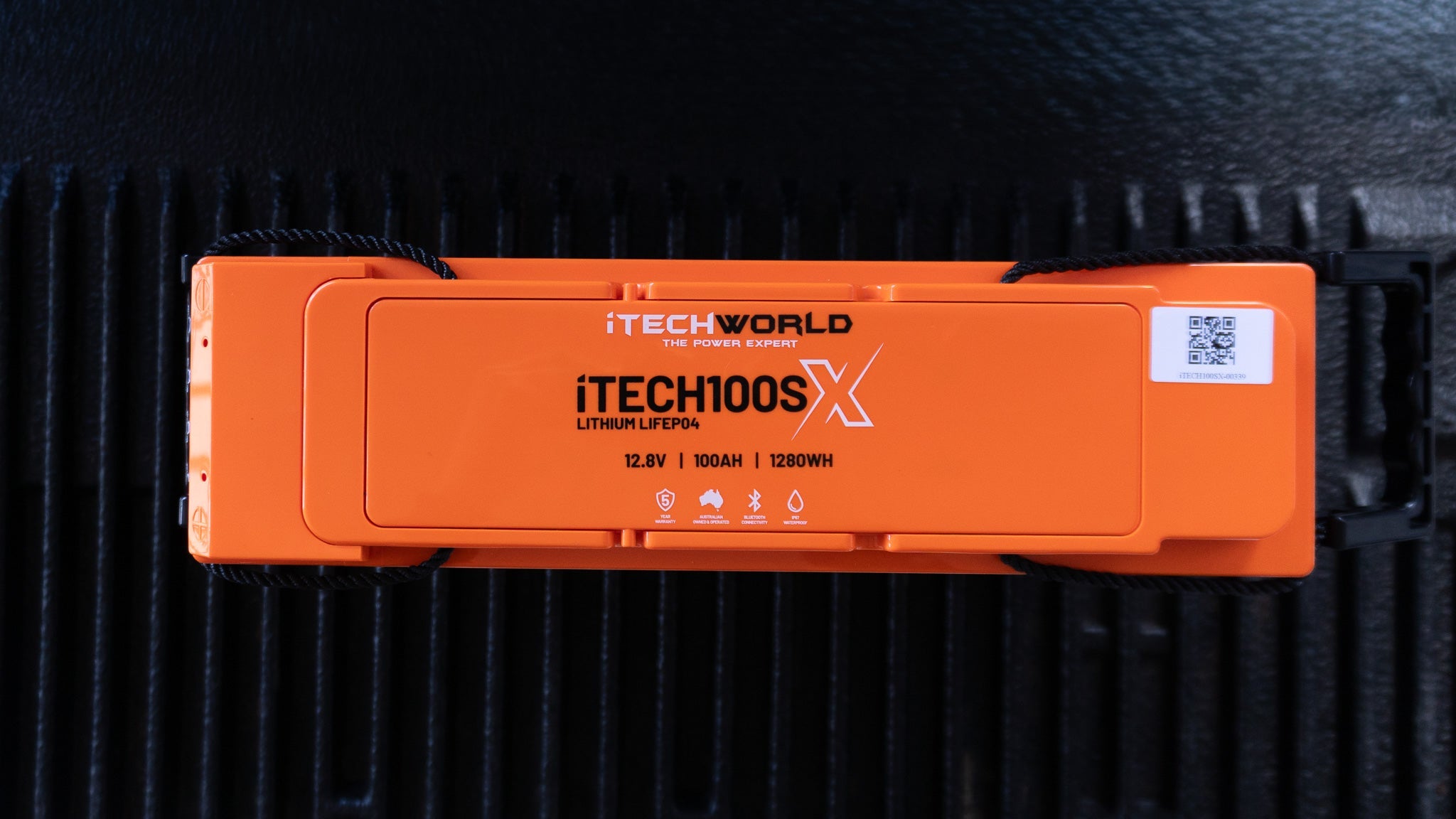 iTECH100SX | Slim Deep Cycle Lithium Battery | with Bluetooth LifePO4 100Ah