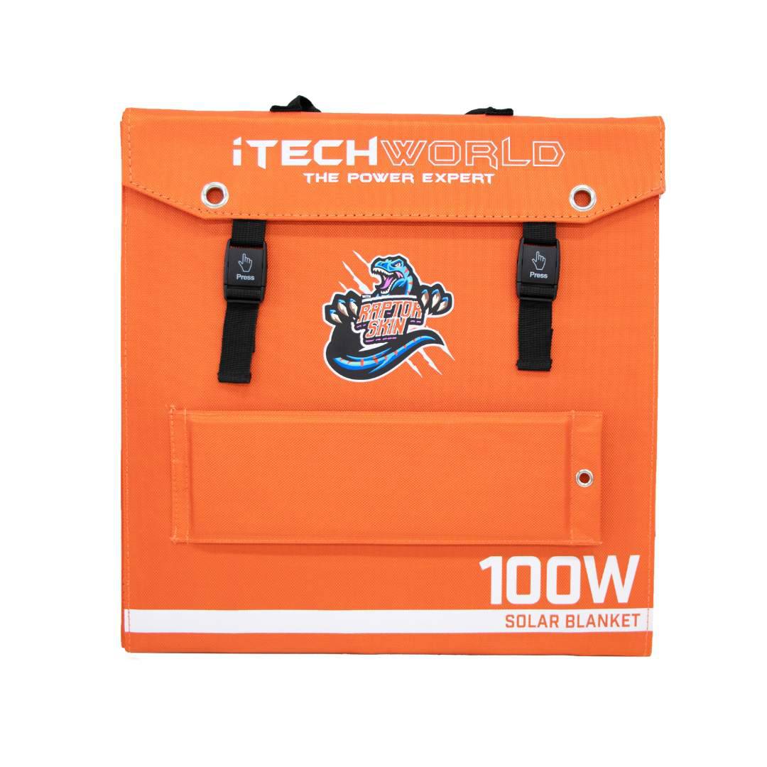 100W Solar Blanket with Raptor Skin