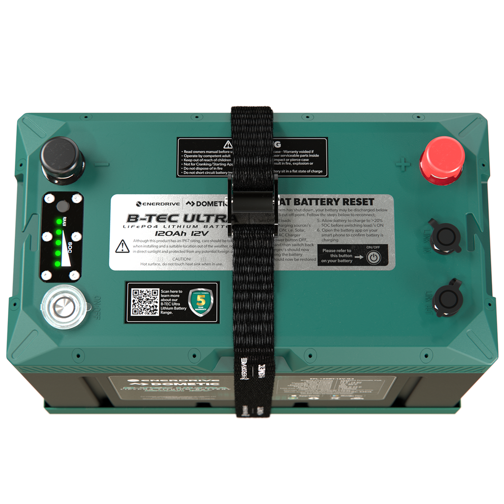 Enerdrive B-TEC ULTRA 120Ah top view