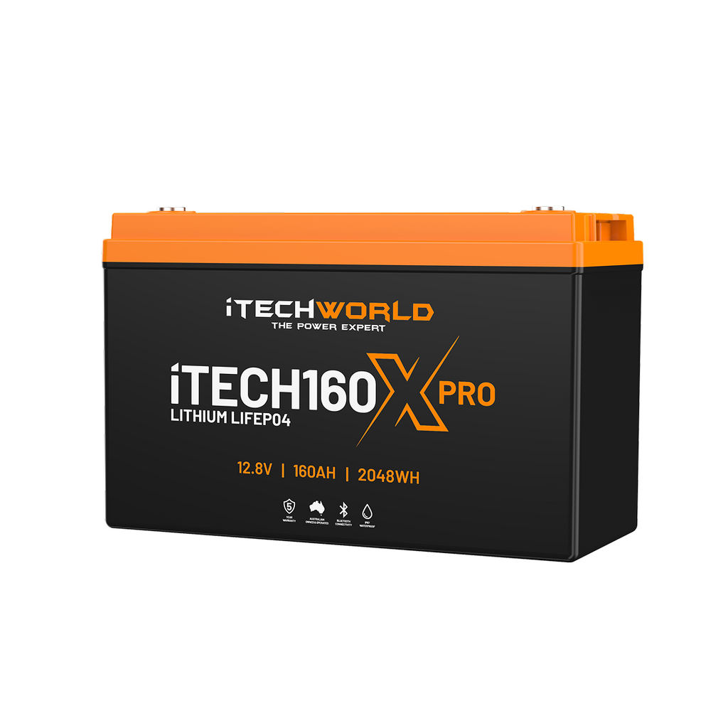 iTECH160X PRO | Deep Cycle Lithium Battery | with Bluetooth LiFePO4 160Ah