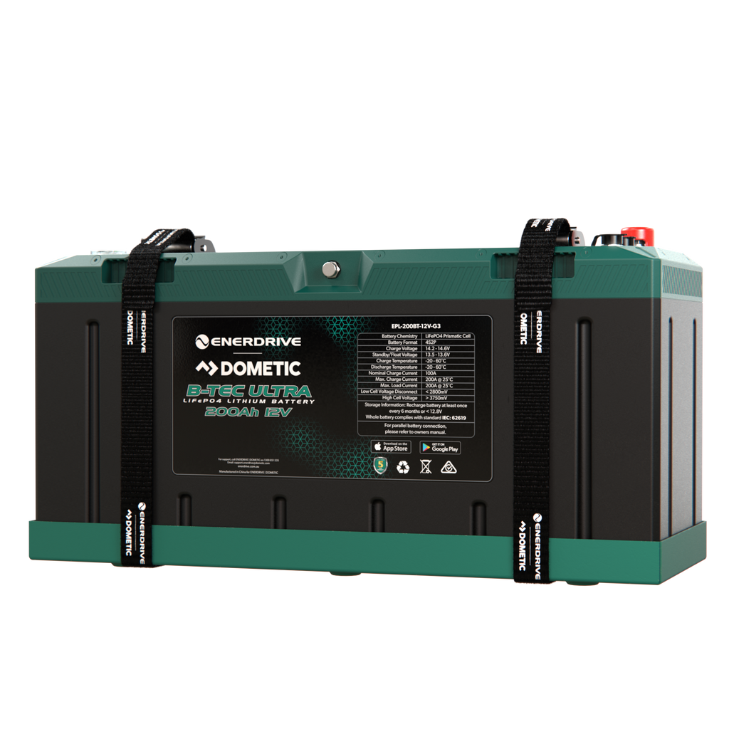 Enerdrive B-TEC ULTRA 12V 200Ah Lithium Battery IP67