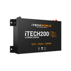 iTECH200SS | Super Slim Deep Cycle Lithium Battery | with Bluetooth LiFePO4 200Ah