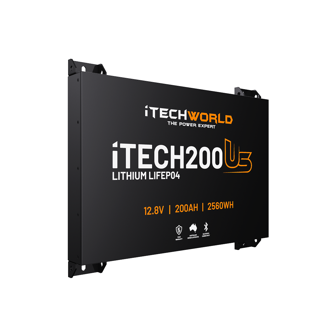 iTECH200US | Ultra Slim Deep Cycle Lithium Battery | with Bluetooth LiFePO4 200Ah