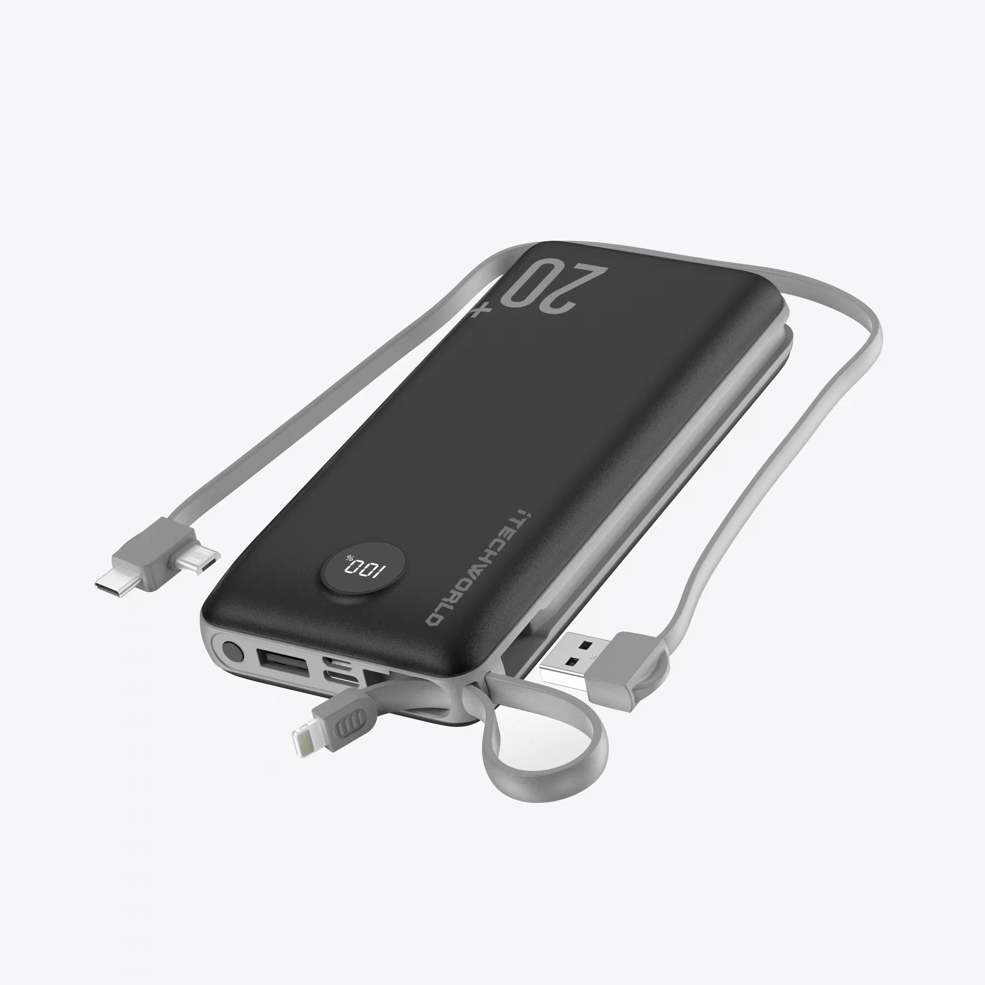 iTECH20KPD | Power Bank with PD and QC 3.0 | 20000mAh
