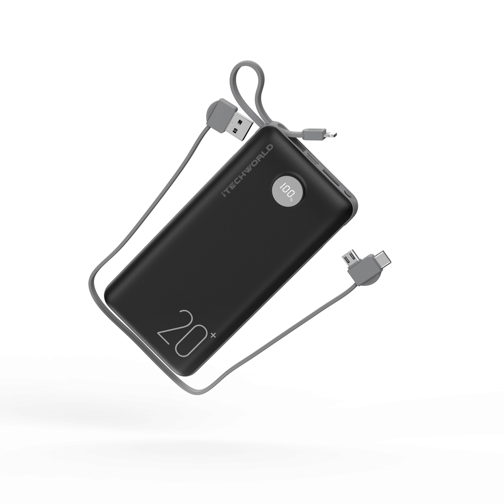 iTECH20KPD | Power Bank with PD and QC 3.0 | 20000mAh