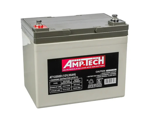 Amptech AT12350D Deep Cycle Battery 12V 35Ah