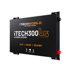 iTECH300US | Ultra Slim Deep Cycle Lithium Battery | with Bluetooth LiFePO4 300Ah