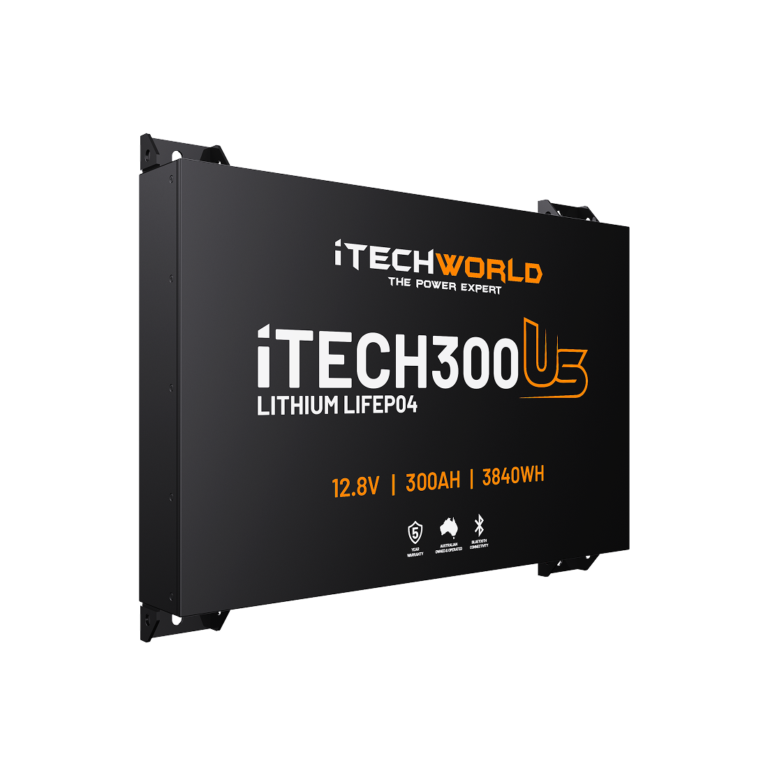 iTECH300US | Ultra Slim Deep Cycle Lithium Battery | with Bluetooth LiFePO4 300Ah