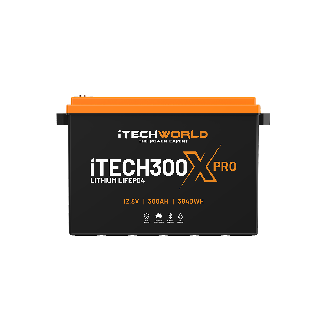 iTECH300X PRO | Deep Cycle Lithium Battery | with Bluetooth LiFePO4 300Ah