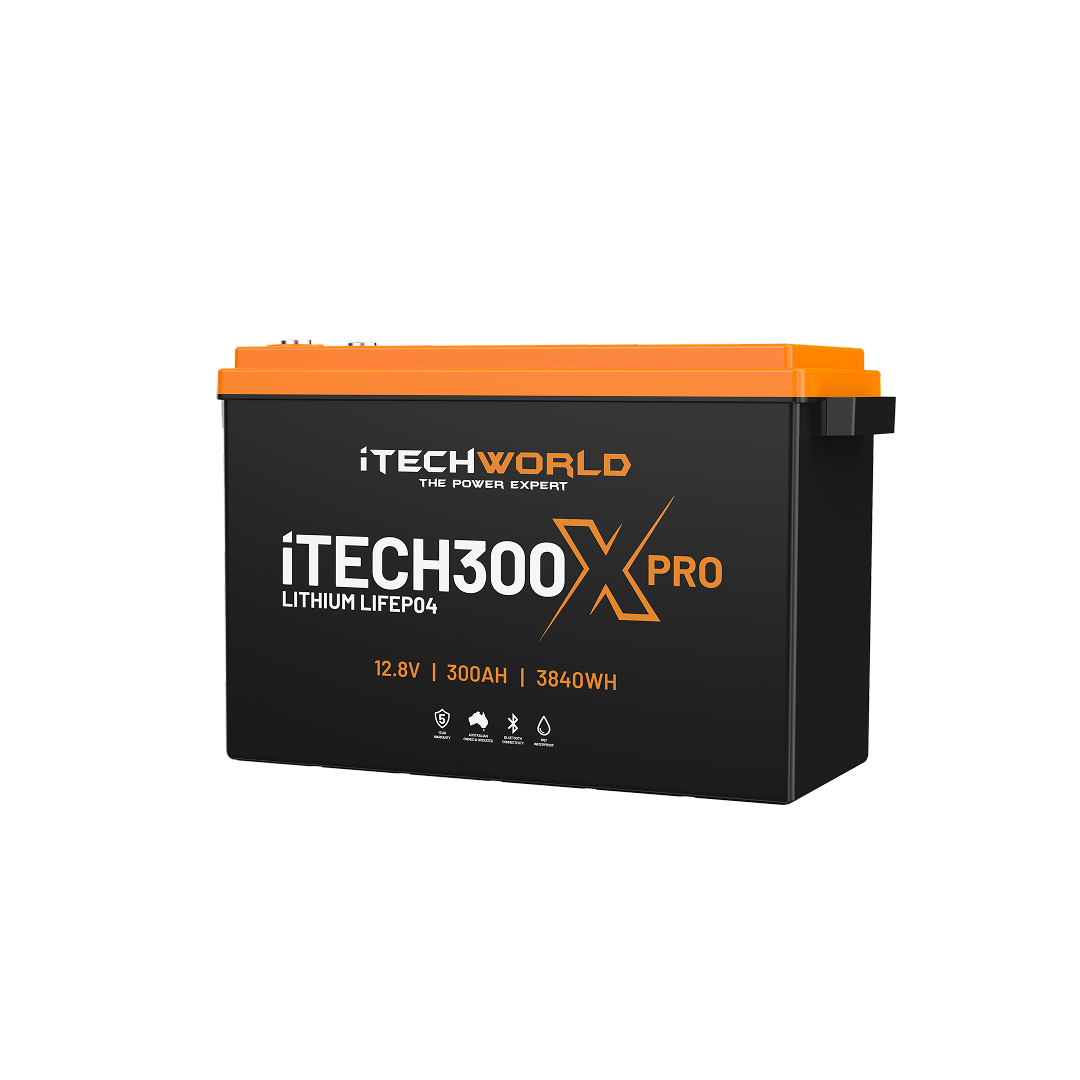 iTECH300X PRO | Deep Cycle Lithium Battery | with Bluetooth LiFePO4 300Ah