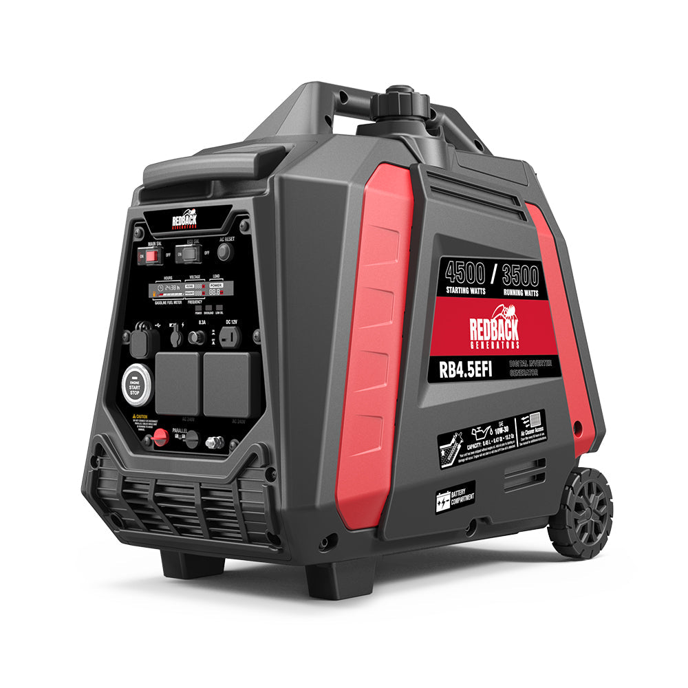Redback RB4.5 | Portable Inverter Generator | 4500W 4.5KVA