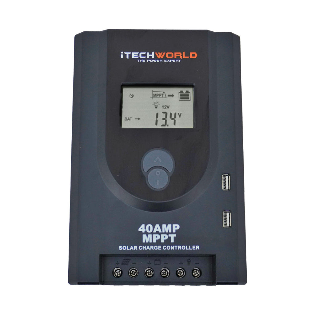 iTechworld | MPPT Solar Charge Controller | 40A 12/24V