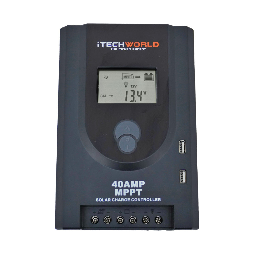 iTechworld | MPPT Solar Charge Controller | 40A 12/24V
