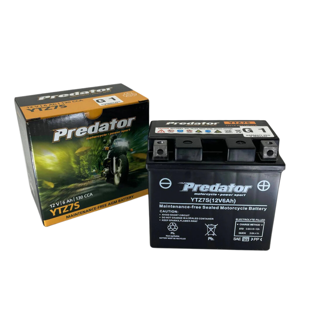 YTZ7S Predator Motorcycle Battery