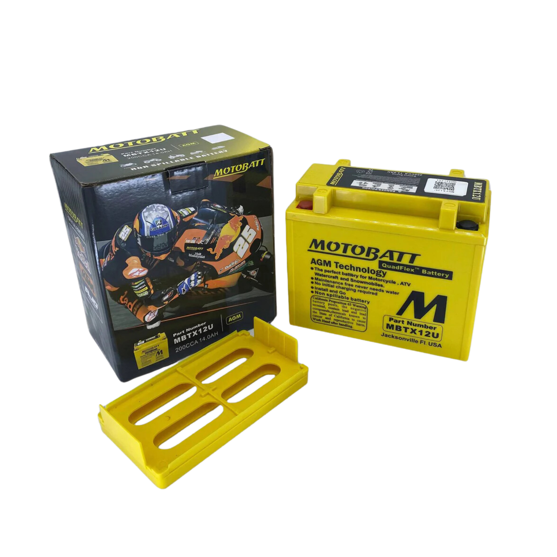 MBTX12U Motobatt Motorcycle Battery