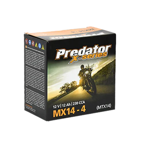 MX14-4 Predator Motorcycle Battery