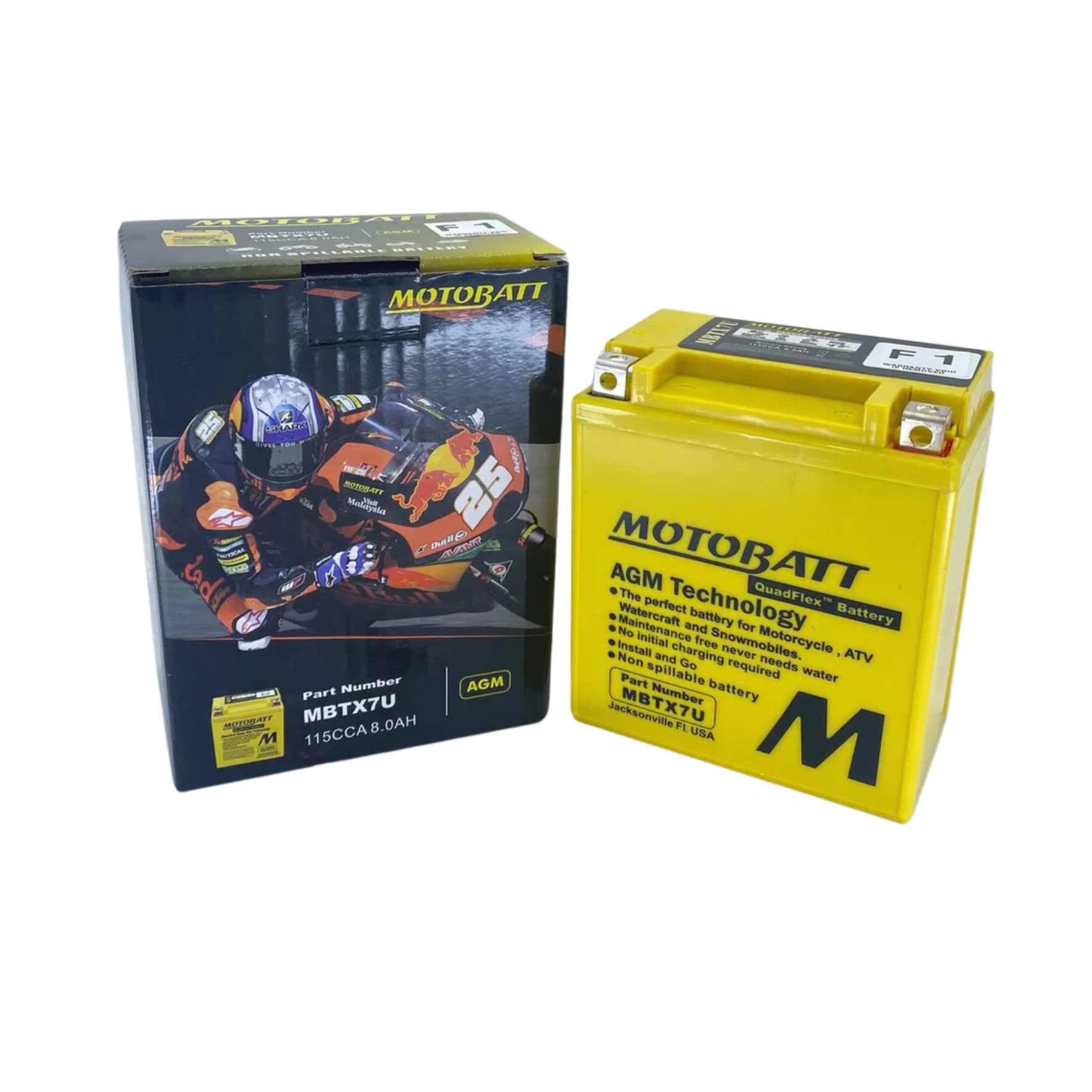 MBTX7U Motobatt Motorcycle Battery
