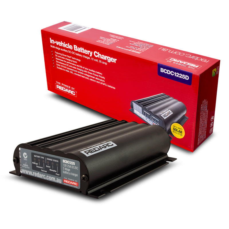 Redarc BCDC1225D 25A Under Bonnet DC-DC Battery Charger