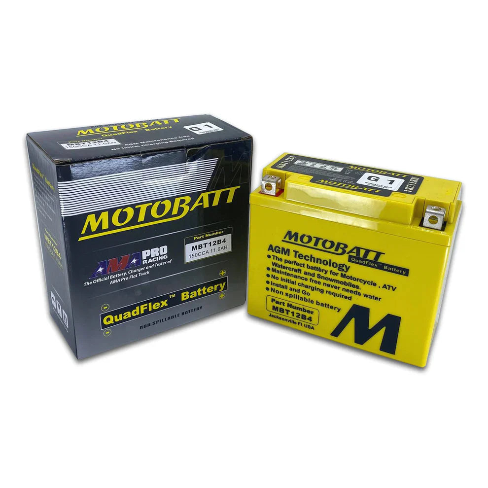 MBT12B-4 Motobatt Motorcycle Battery