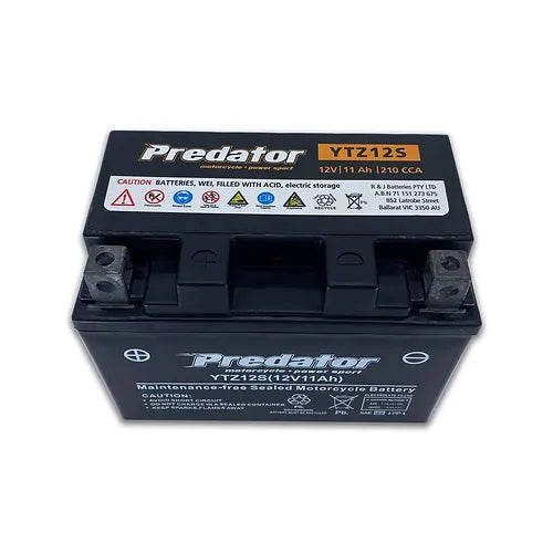 YTZ12-14S Predator Motorcycle Battery