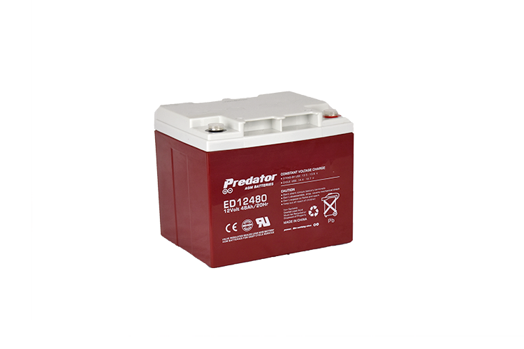 Predator ED12480 AGM Deep Cycle Battery 12V 48Ah