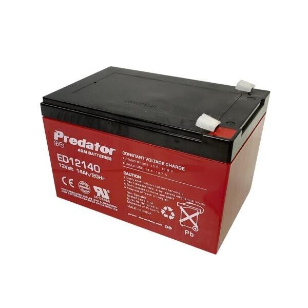 ED12140 Predator AGM Deep Cycle Battery (12V 14AH)