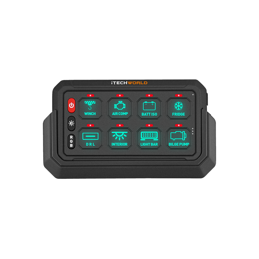 iTechworld | Wireless Switch Panel | 8 GANG