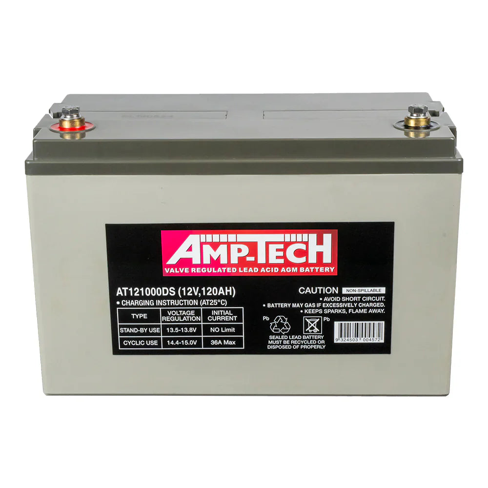 AT121000DS Amptech Deep Cycle Battery 120Ah