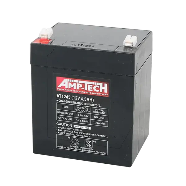 Amptech AT1245 AGM General Purpose Battery 12V 4.5Ah