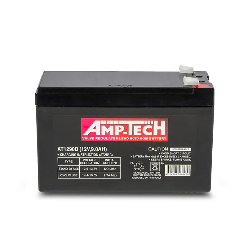Amptech AT1290D AGM Deep Cycle Battery 12V 9Ah
