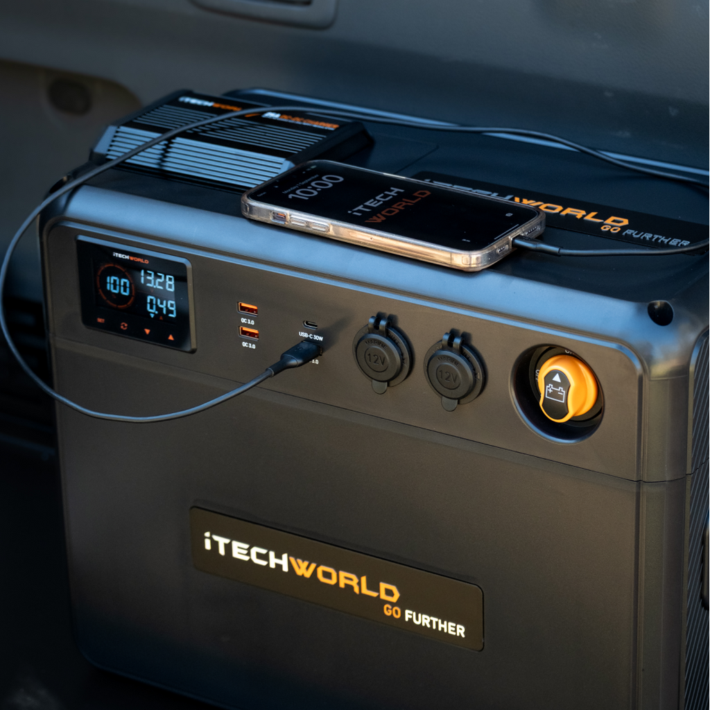 GoFurther Premium | Battery Box | with iTECHDCDC25 & iTECHBM500 with Shunt