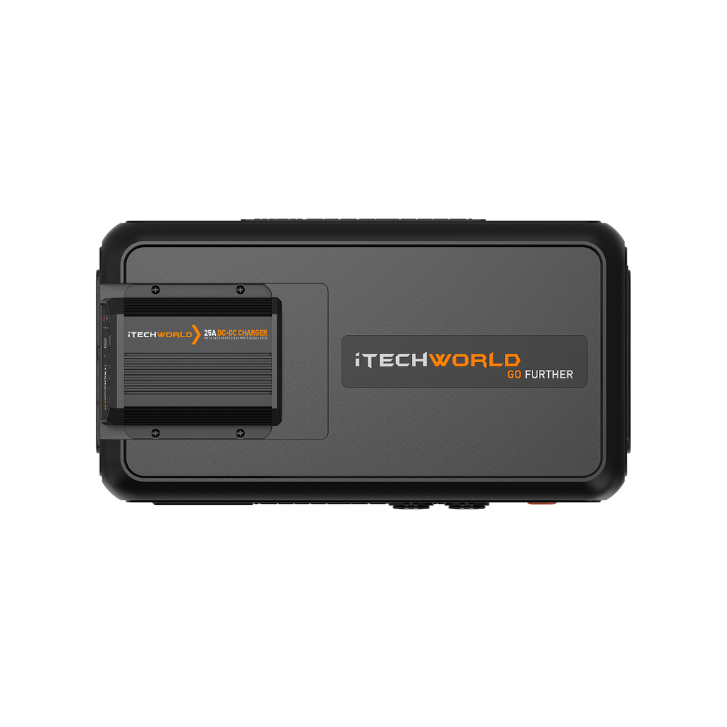 GoFurther Premium | Battery Box | with iTECHDCDC25 & iTECHBM500 with Shunt