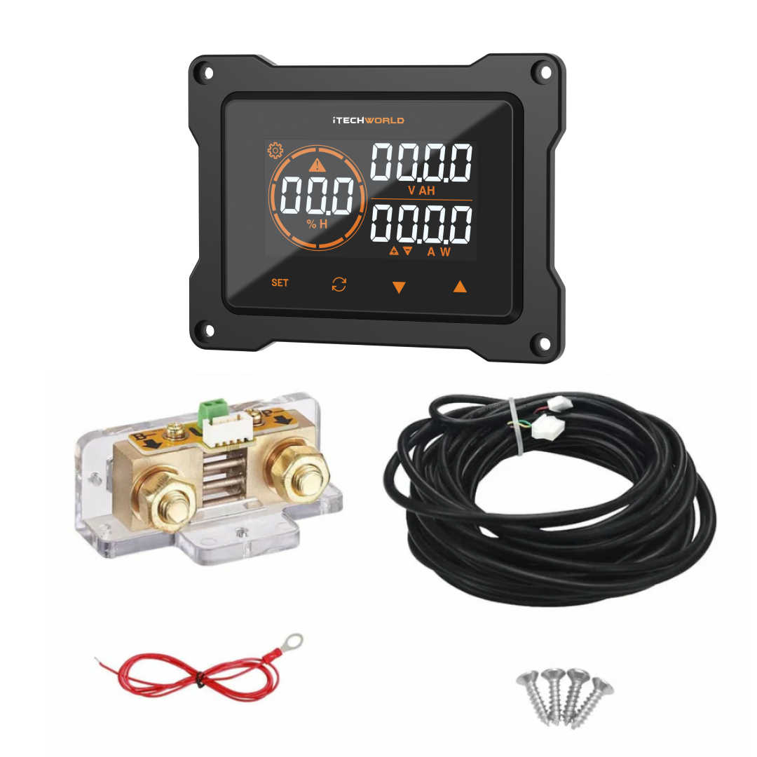 iTECHBM500 | Battery Monitor with Shunt | 500A