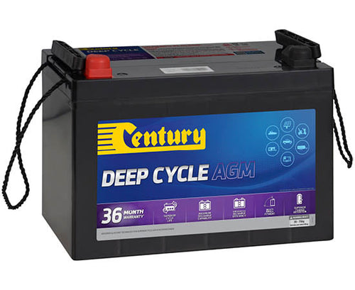 C12-120XDA Century AGM Deep Cycle Battery 120Ah