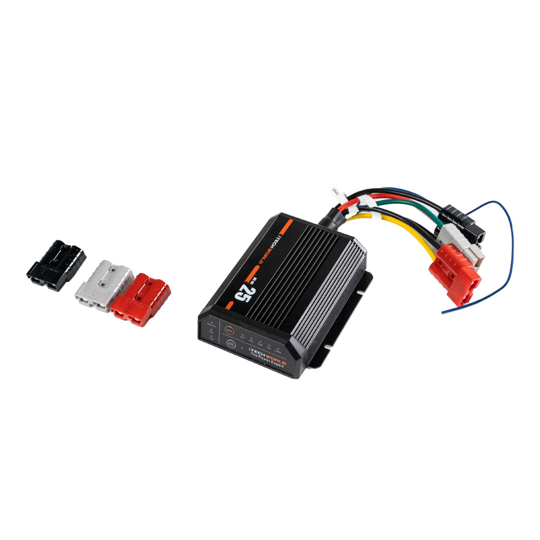 iTECHDCDC25 | DCDC and MPPT Battery Charger | 12V/24V 25A
