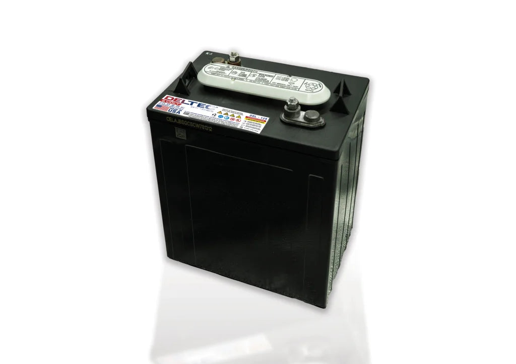 DEL-125 Deltec Deep Cycle Industrial Battery 6V 125Ah
