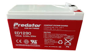 Predator ED1290 Deep Cycle AGM Battery - 12V 9AH