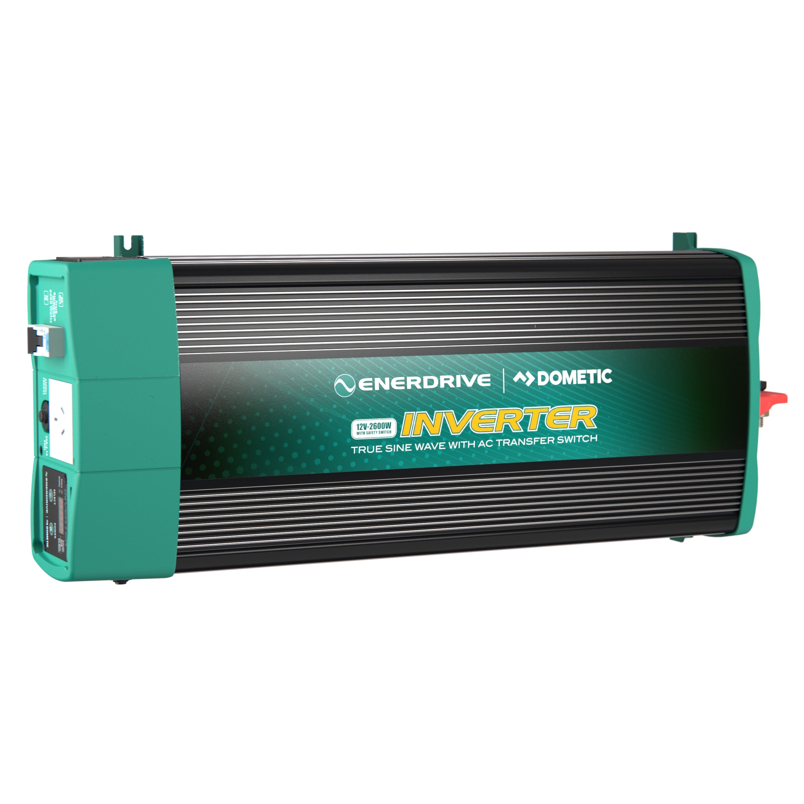 Enerdrive 2600W 12V True Sine Wave Inverter with AC Transfer & Safety Switch