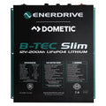 Enerdrive B-TEC 12V 200Ah Slimline Lithium Battery