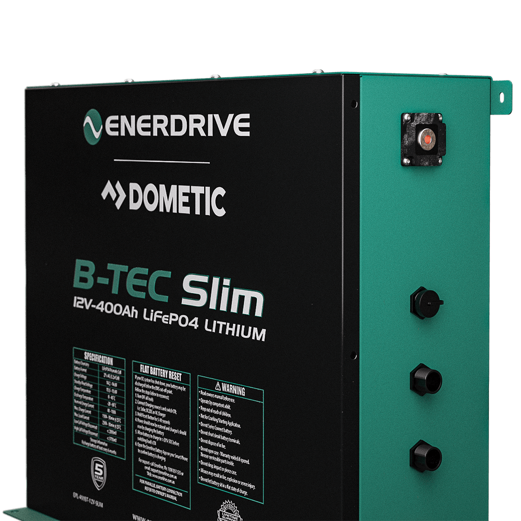 Enerdrive B-TEC 12V 400Ah Slimline Lithium Battery