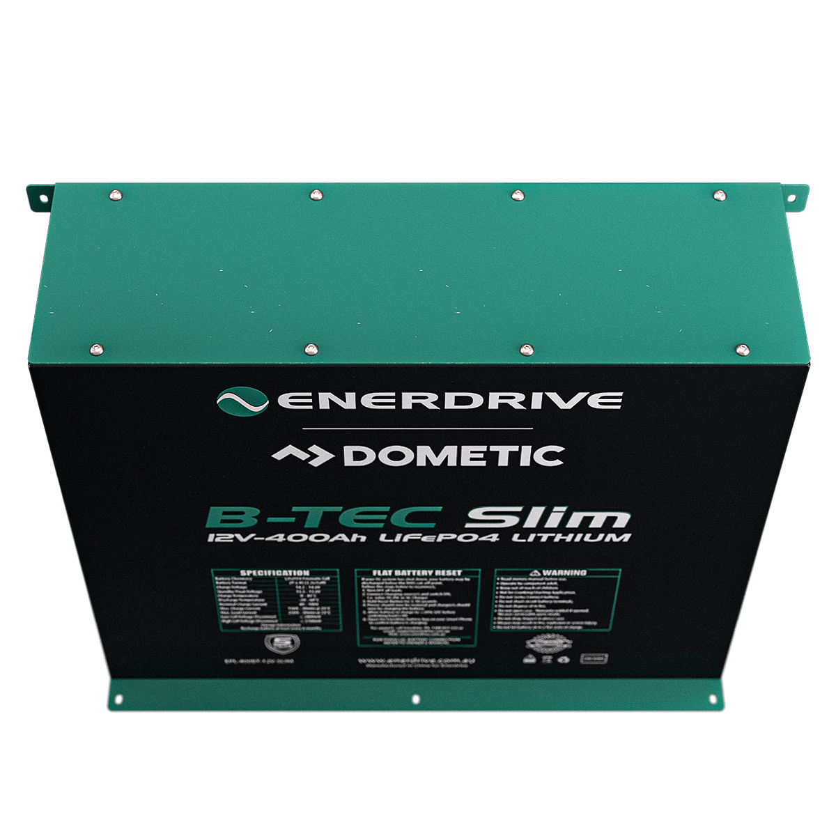 Enerdrive B-TEC 12V 400Ah Slimline Lithium Battery