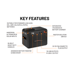 GoFurther Premium | Battery Box | with iTECHDCDC40 & iTECHBM500 with Shunt