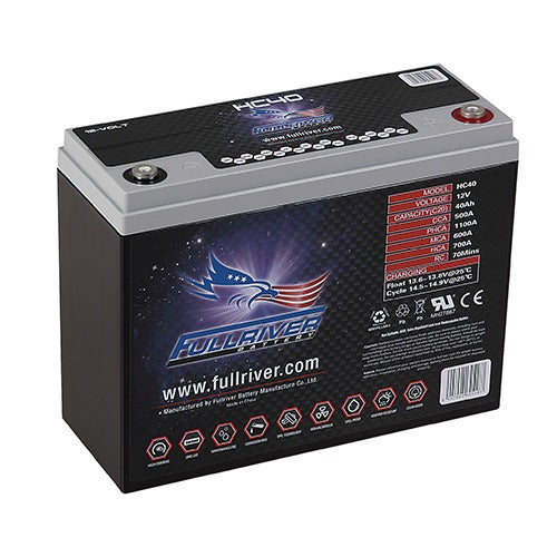 Fullriver HC40 AGM Battery 12V 40Ah