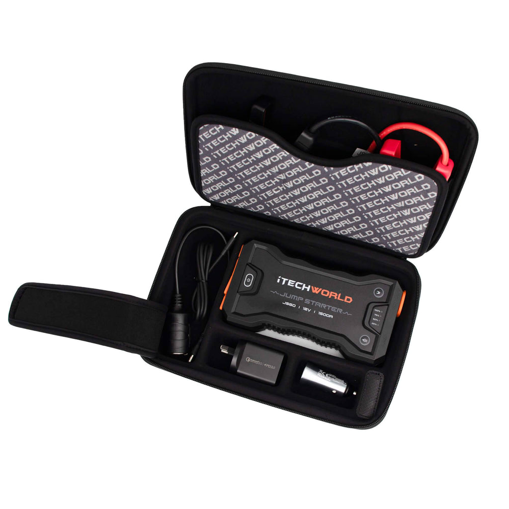 JS60 | Lithium Jump Starter and Backup Power Bank with Heavy-Duty Case | 1500A