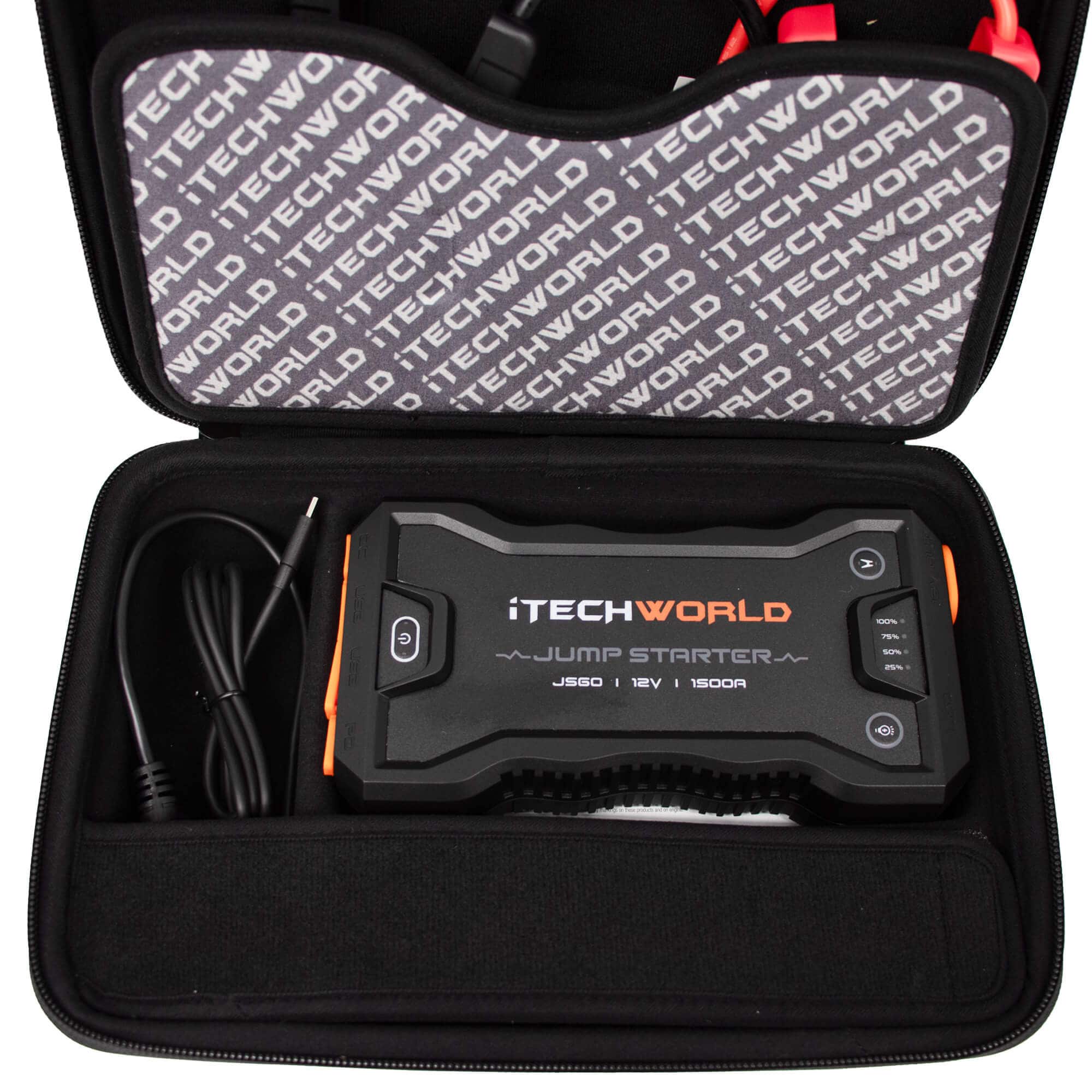 JS60 | Lithium Jump Starter and Backup Power Bank with Heavy-Duty Case | 1500A