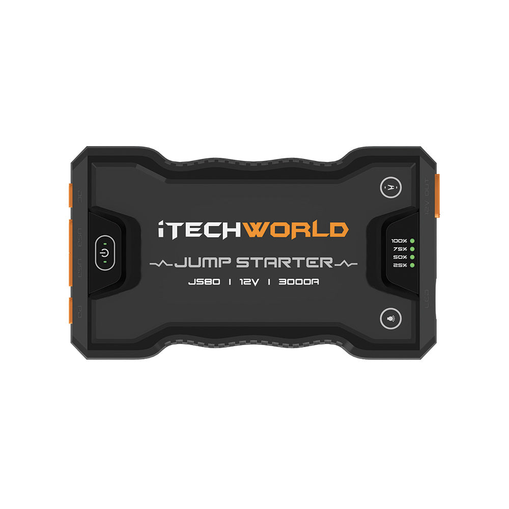 JS80 | Lithium Jump Starter and Backup Power Bank | 3000A