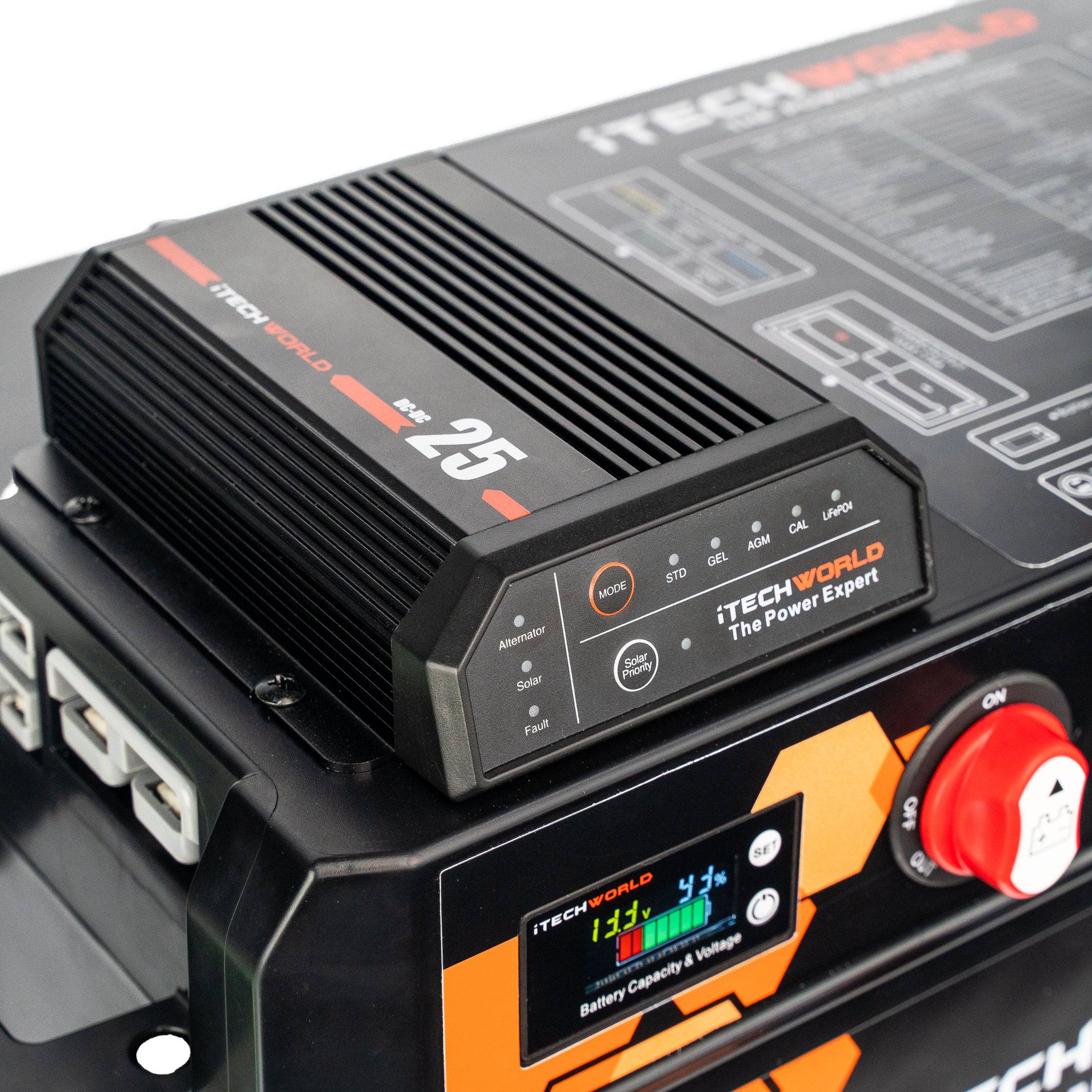 GoFurther | Battery Box | with Integrated iTECHDCDC25