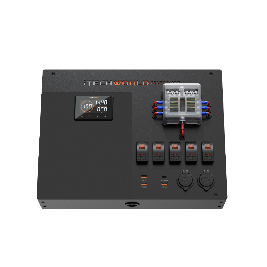 iTechworld | Premium Control Hub | with Battery Monitor and 500A Shunt