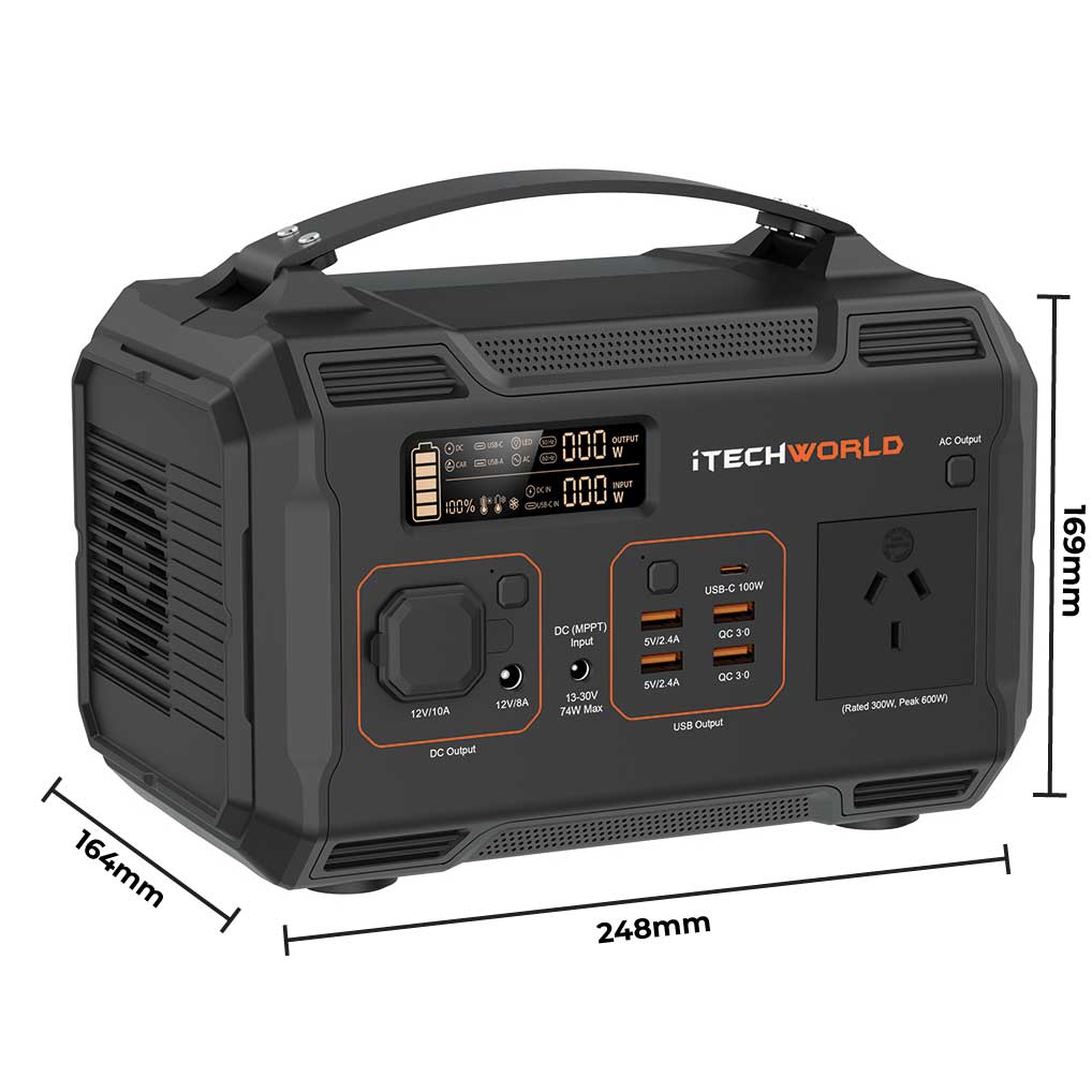 PS300 | Portable Lithium Power Station | 300W 21.5Ah